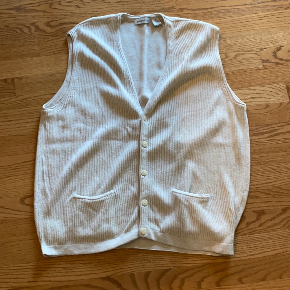 Vintage Button Up Sweater Vest. Size XL.